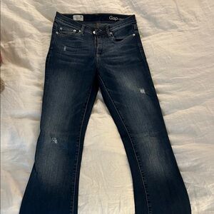 GAP Women's Deep Indigo Flare Jeans